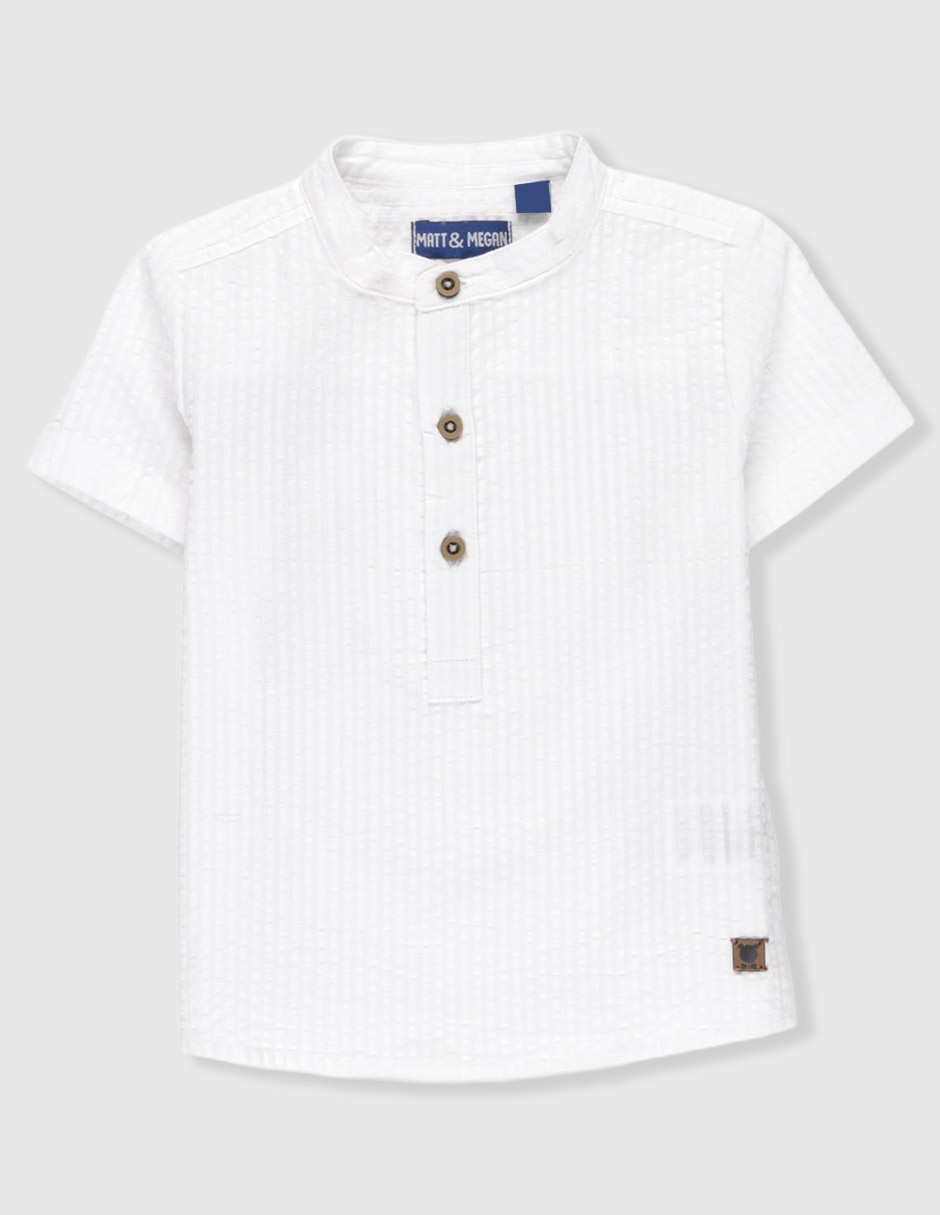 Playera megan manga corta para bebé niño