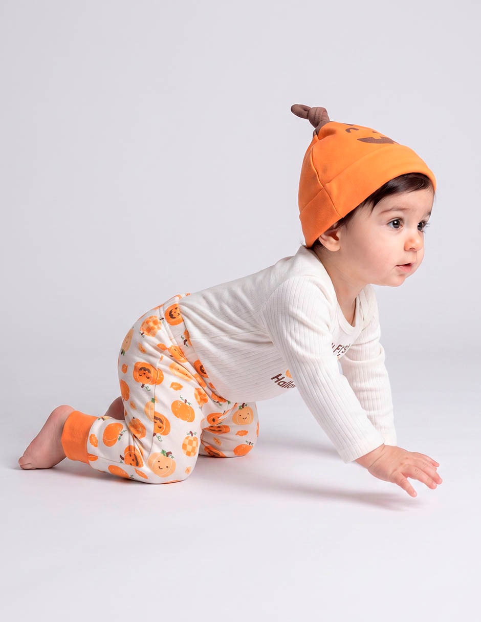 Conjunto halloween de algodón bebé