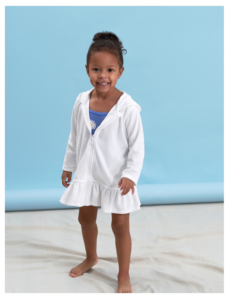 Bata de baño para niña