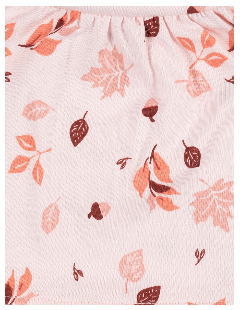 Conjunto vestido manga acampanada para niña