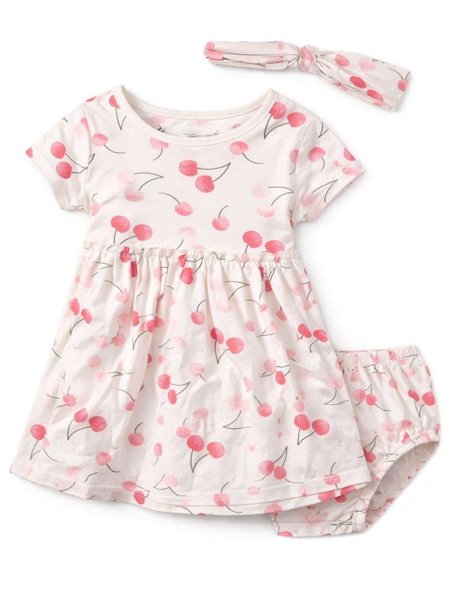 Conjunto vestido manga acampanada para niña Conjunto vestido manga acampanada para niña