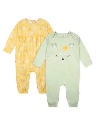 Set de mamelucos Gerber de algodón para bebé niña