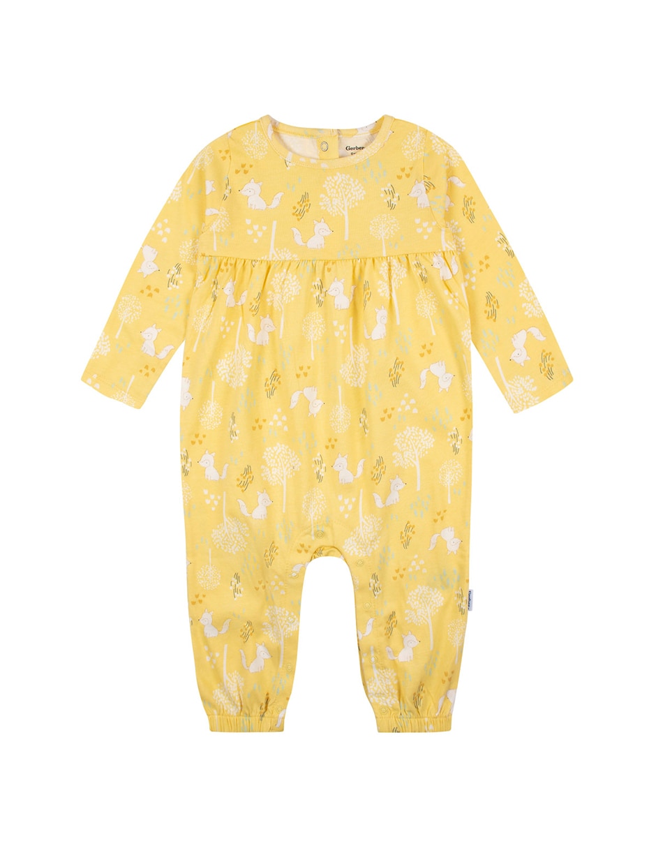 Set de mamelucos Gerber de algodón para bebé niña