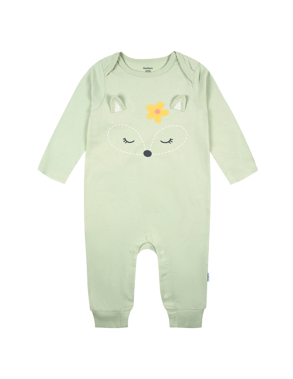 Set de mamelucos Gerber de algodón para bebé niña