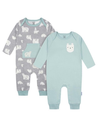 Set de mamelucos de algodón para bebé niño