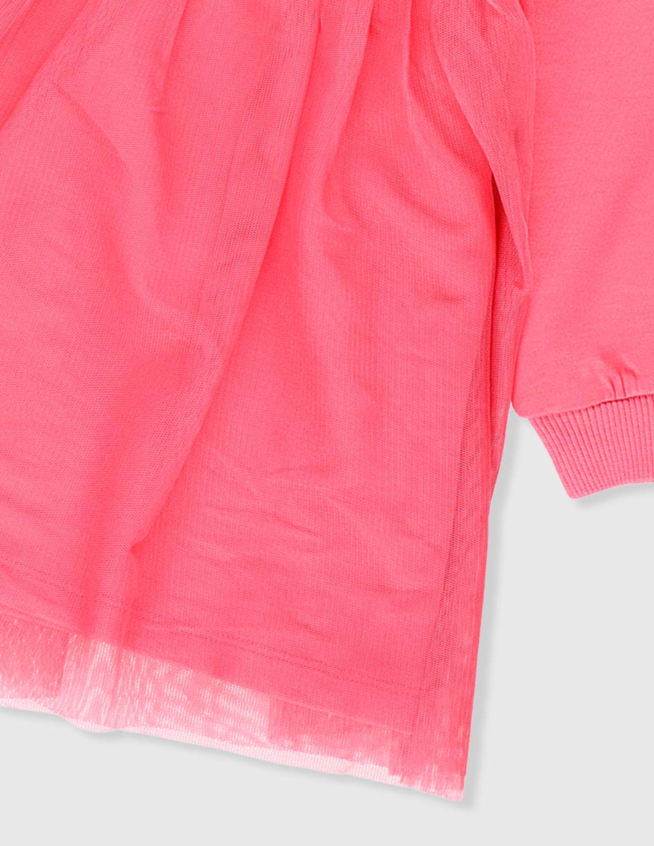 Vestido Name It manga larga para bebé niña