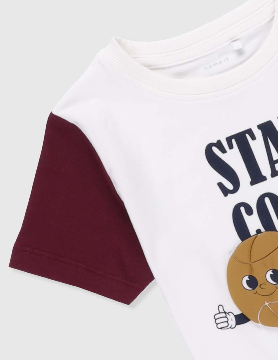 Playera Name It manga corta para niño