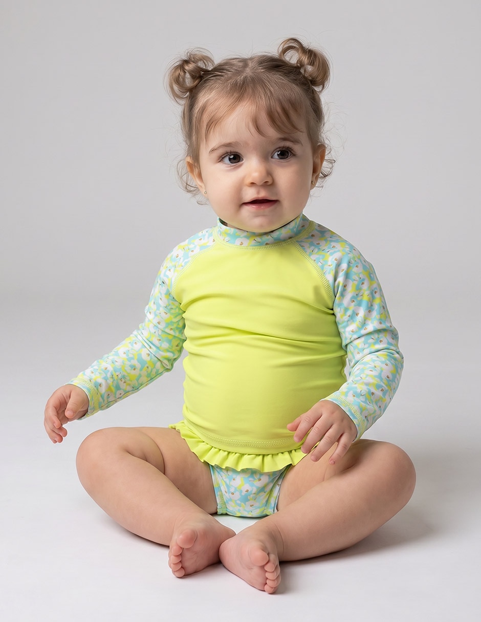 Traje de baño conjunto Now & Then para bebé niña