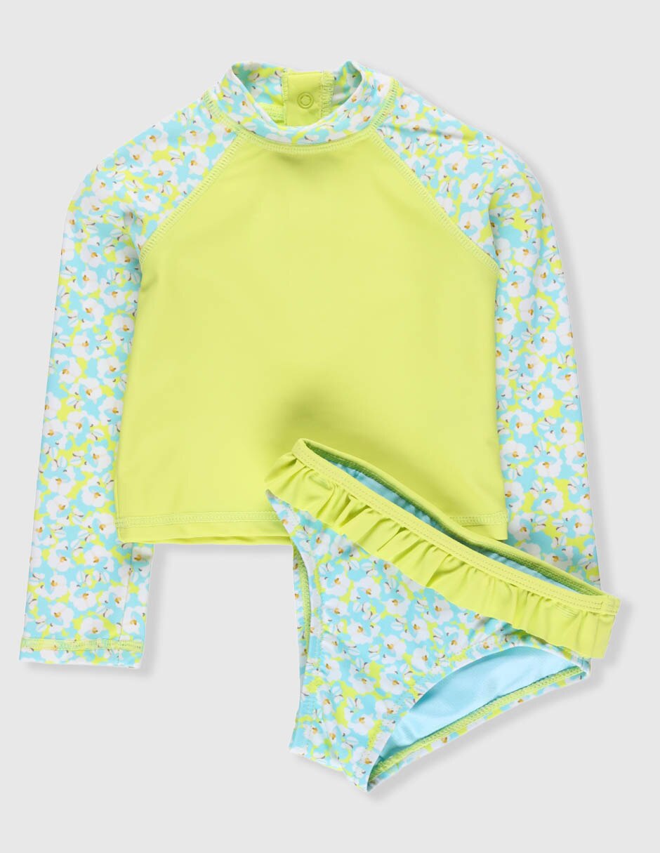 Traje de baño conjunto Now & Then para bebé niña