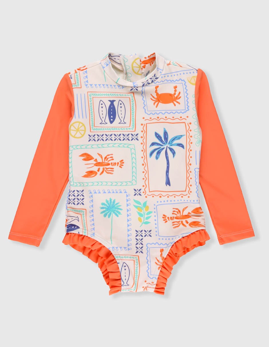 Traje de baño completo Now & Then para bebé niña