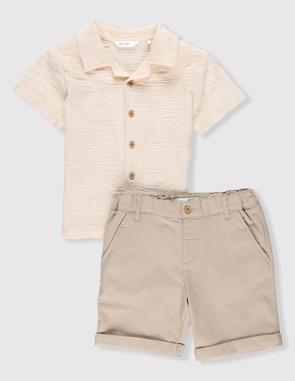 Conjunto casual Now & Then de algodón para bebé niño