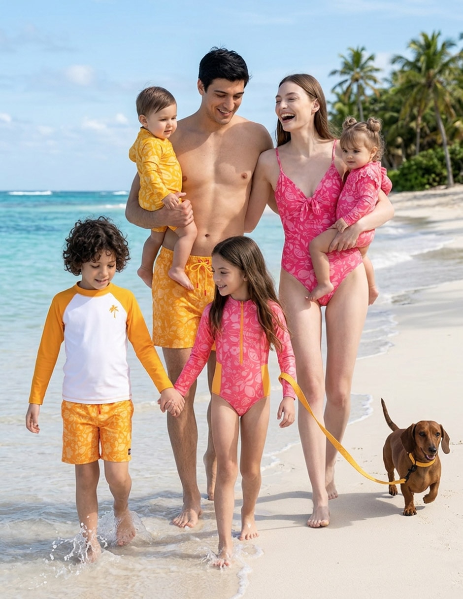 Traje de baño completo Now & Then para bebé niño