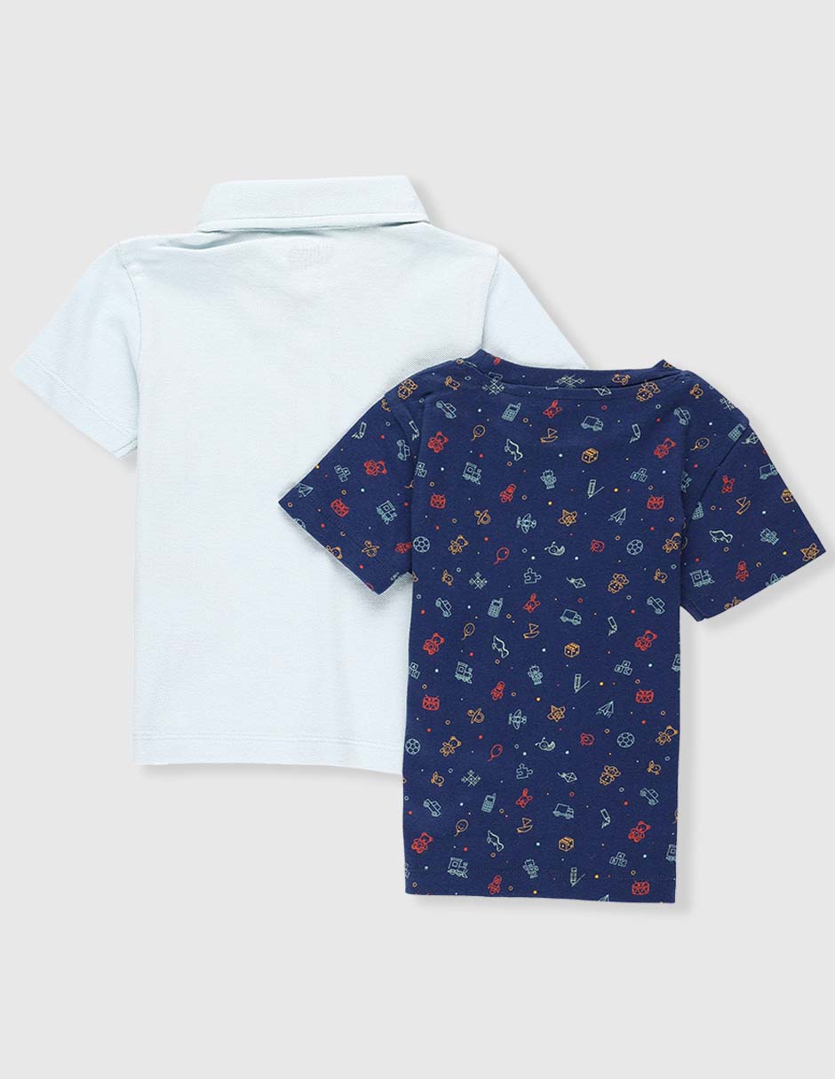 Set playera Piquenique Babies Baby manga corta para niño