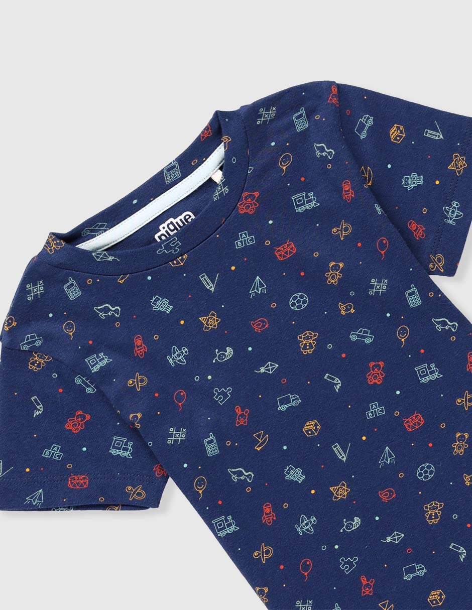 Set playera Piquenique Babies Baby manga corta para niño