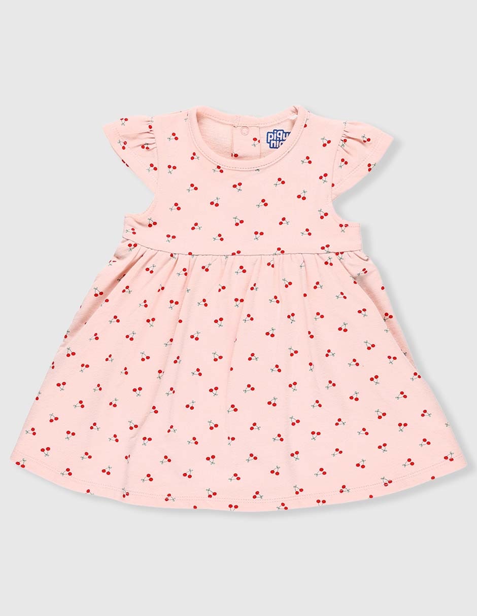 Vestido pañalero de algodón