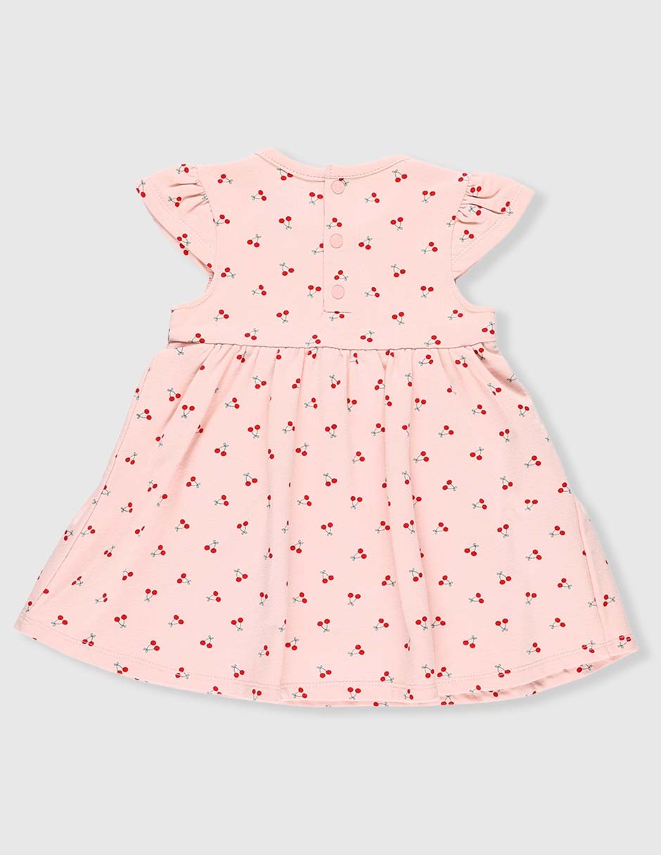 Vestido pañalero de algodón