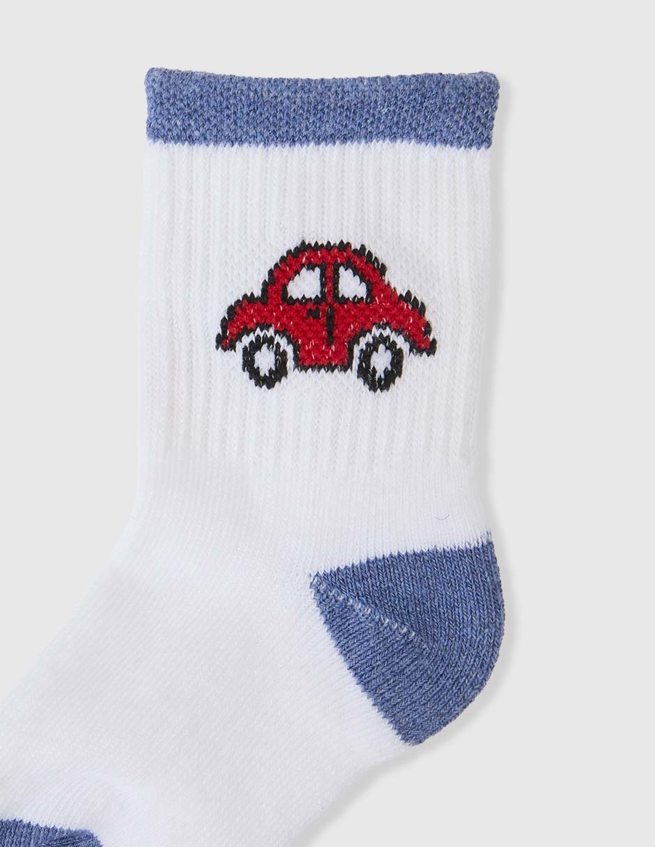 Set calcetín de algodón para bebé niño 8 pares 3