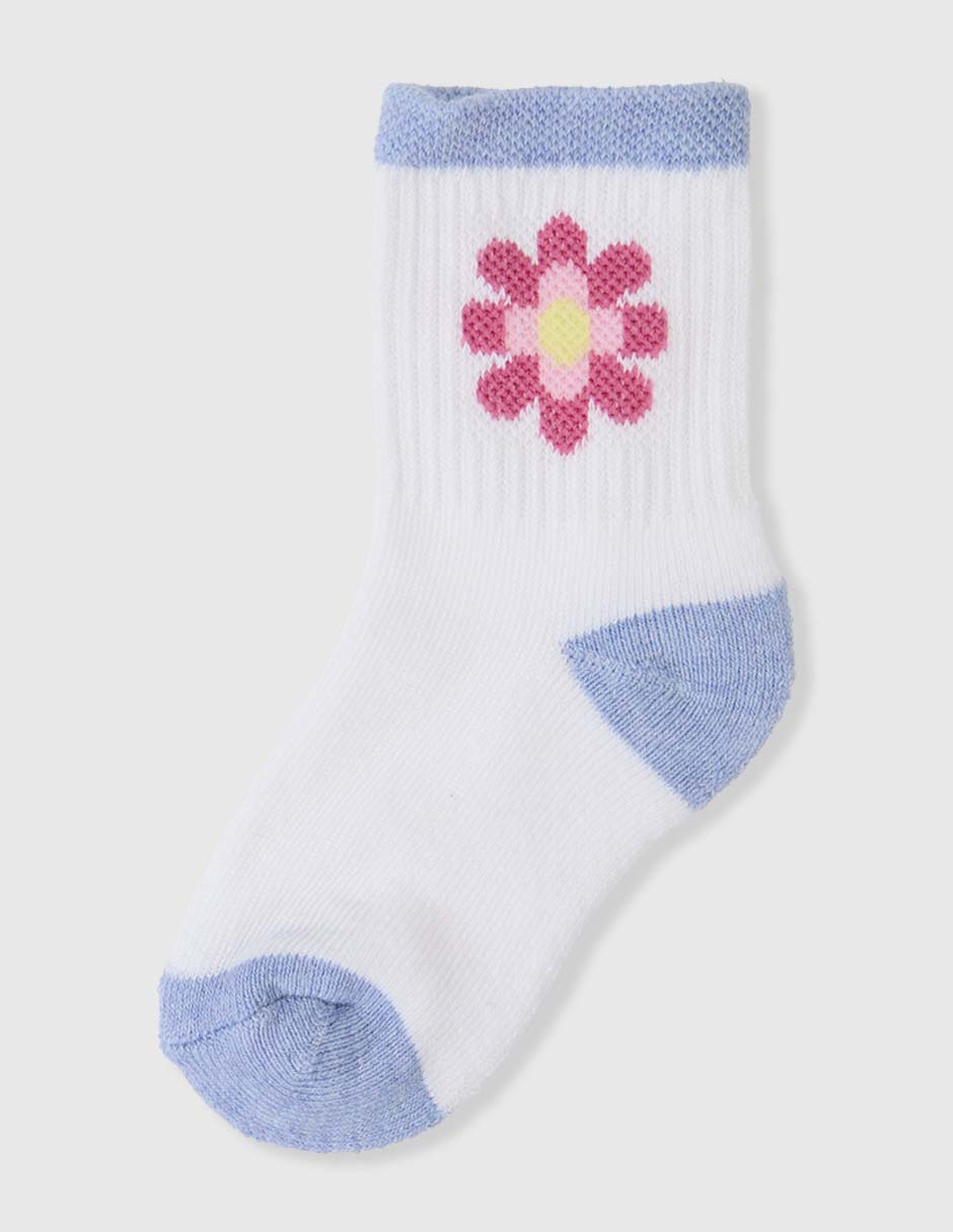 Set calcetín de algodón para bebé niña 8 pares 4