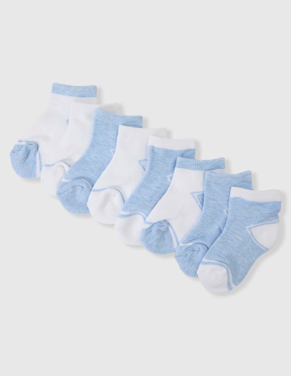 Set calcetín de algodón para bebé niño 8 pares Set calcetín de algodón para bebé niño 8 pares