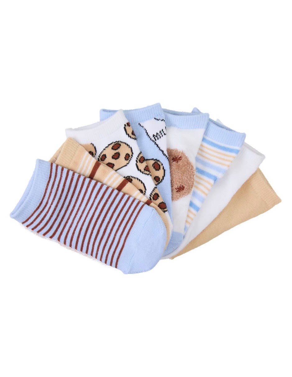 Set tín Mon Caramel Basics para bebé niño 8 pares