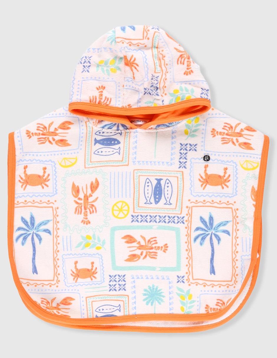 Bata de baño con gorro bebé 1