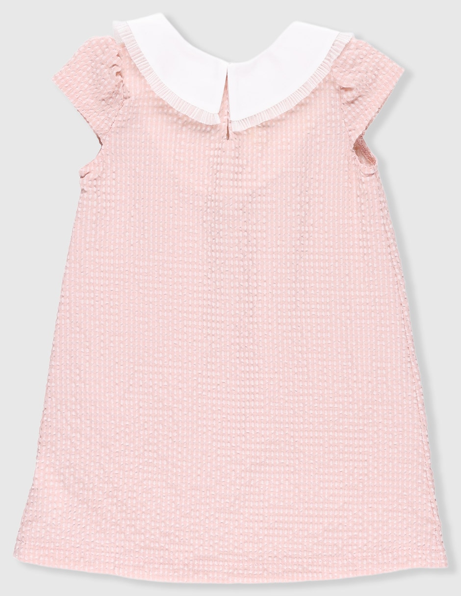 Vestido manga cap para bebé niña 5