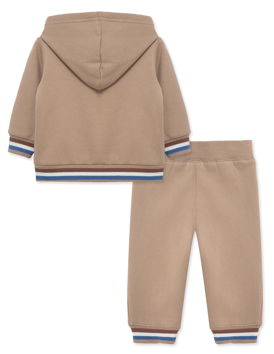 Conjunto pants chamarra de algodón para niño 2