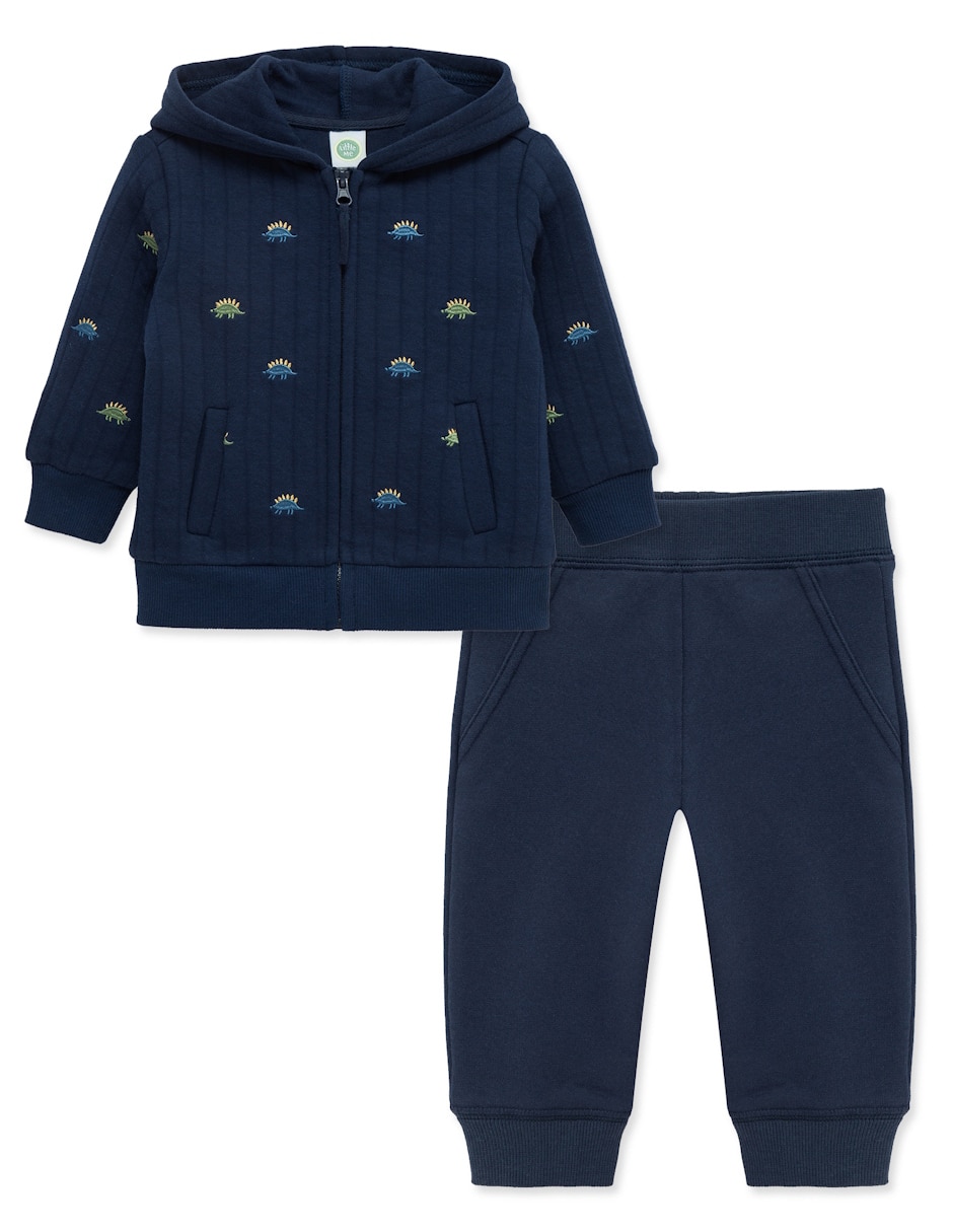 Conjunto pants chamarra de algodón para niño