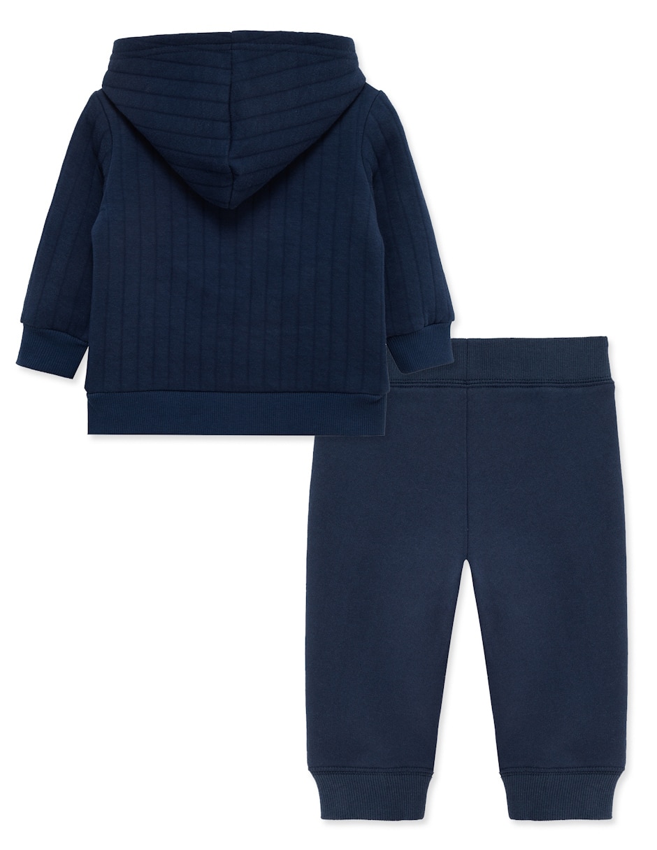 Conjunto pants chamarra de algodón para niño 2