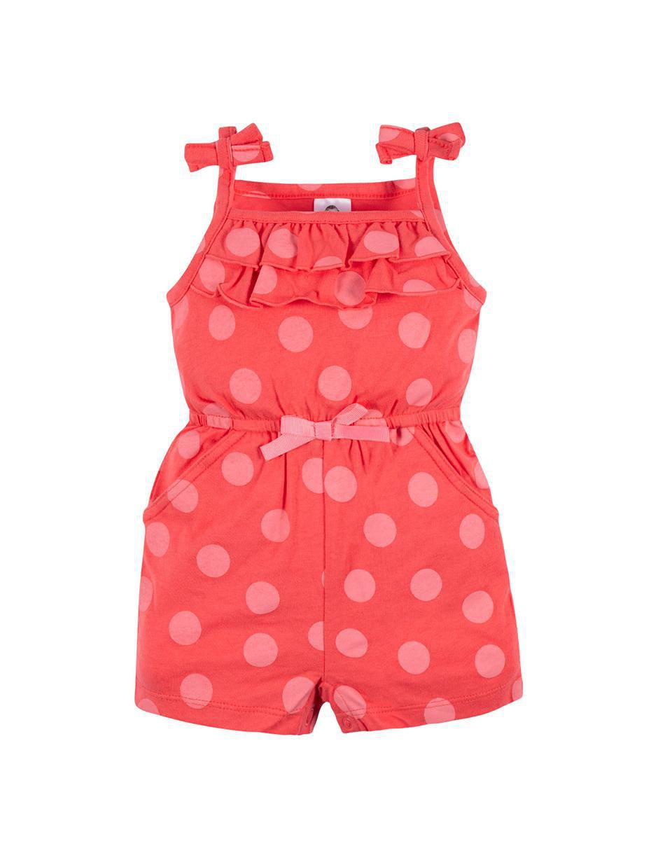 Set romper Gerber de algodón para bebé niña
