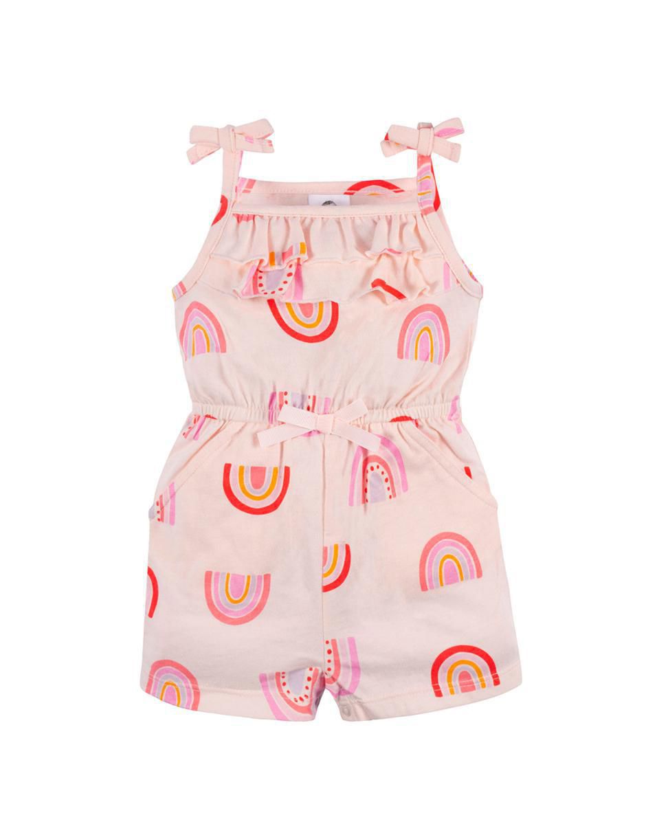Set romper Gerber de algodón para bebé niña