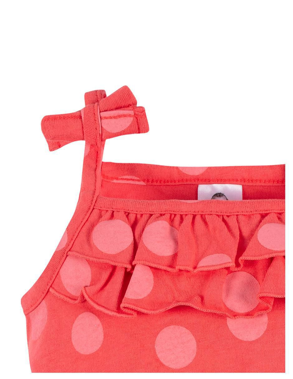 Set romper Gerber de algodón para bebé niña