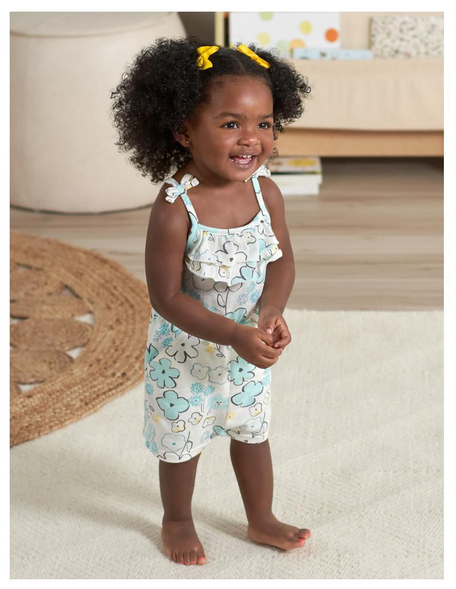 Set romper de algodón para bebé niña 12