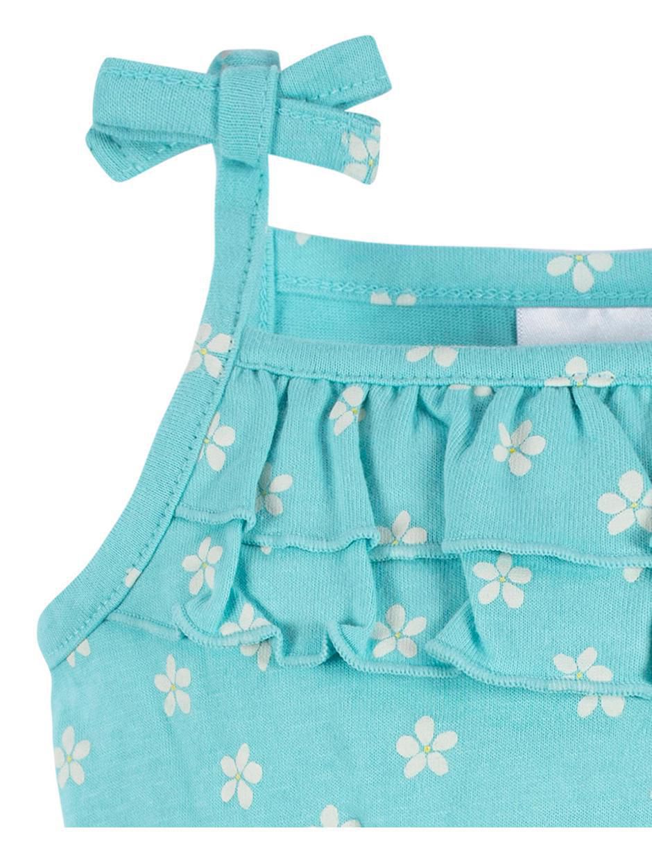 Set romper de algodón para bebé niña 3