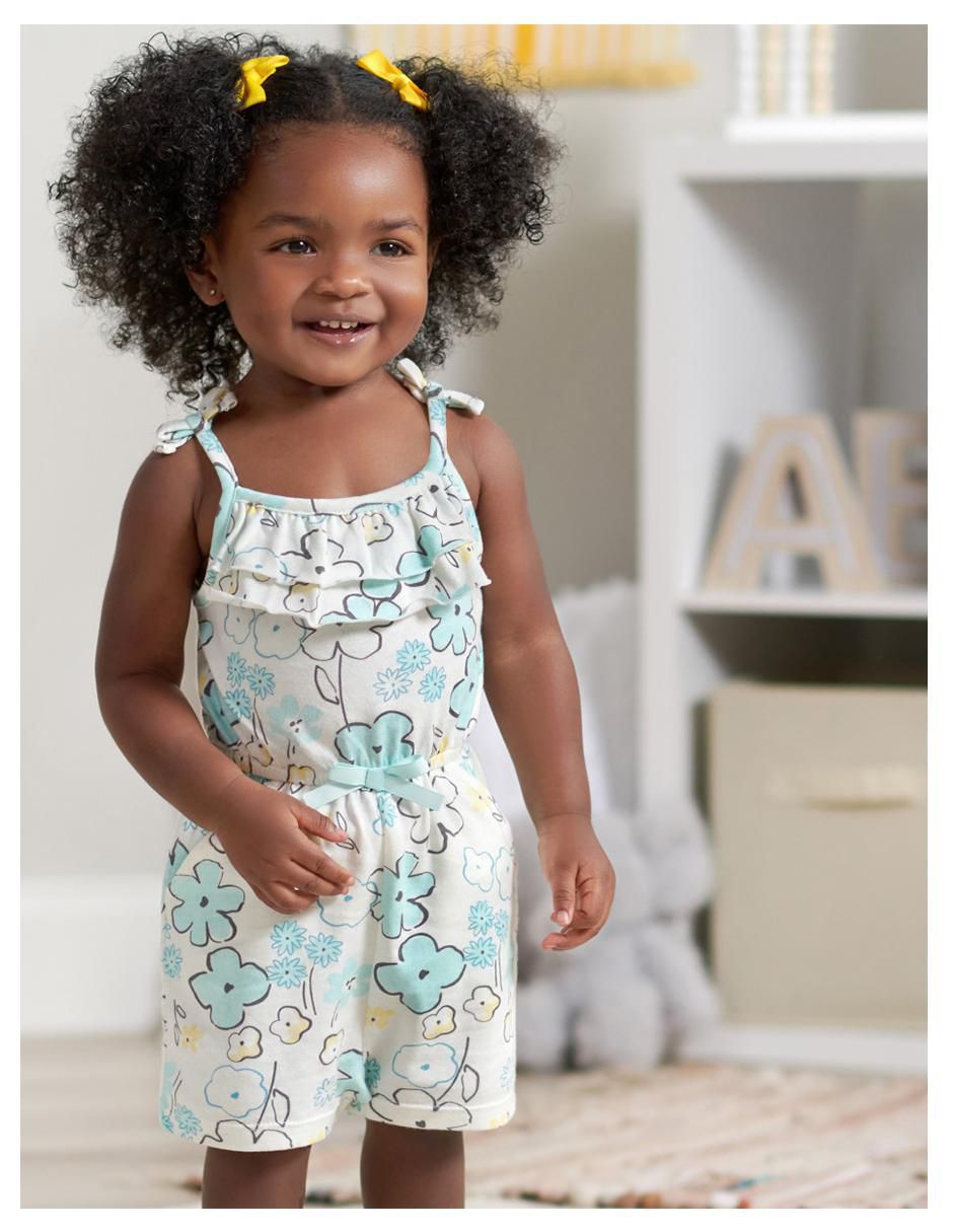 Set romper de algodón para bebé niña 10