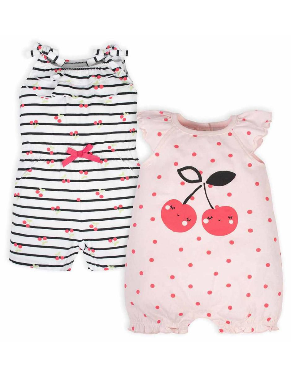 Set de romper de algodón para niña Set de romper de algodón para niña