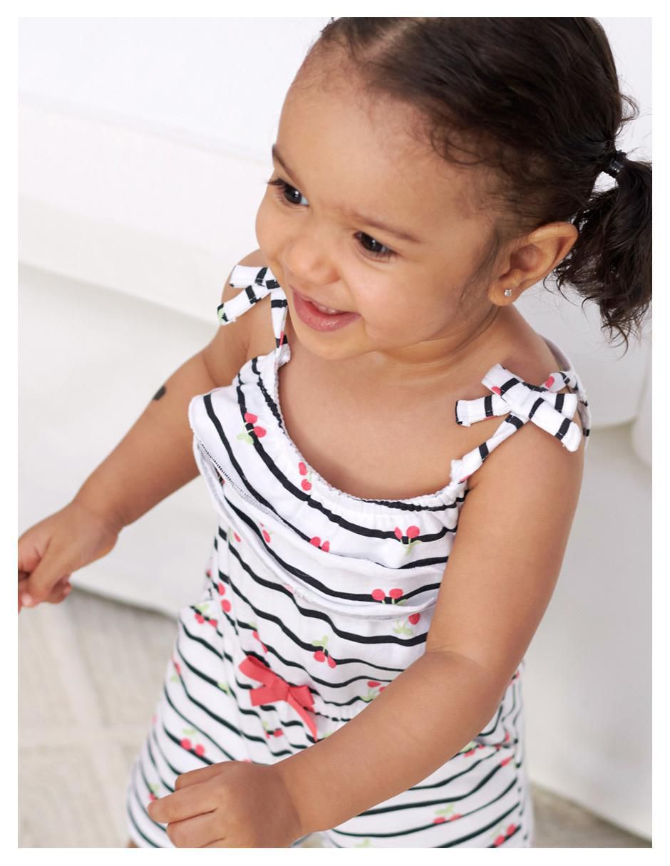 Set de romper de algodón para niña 3