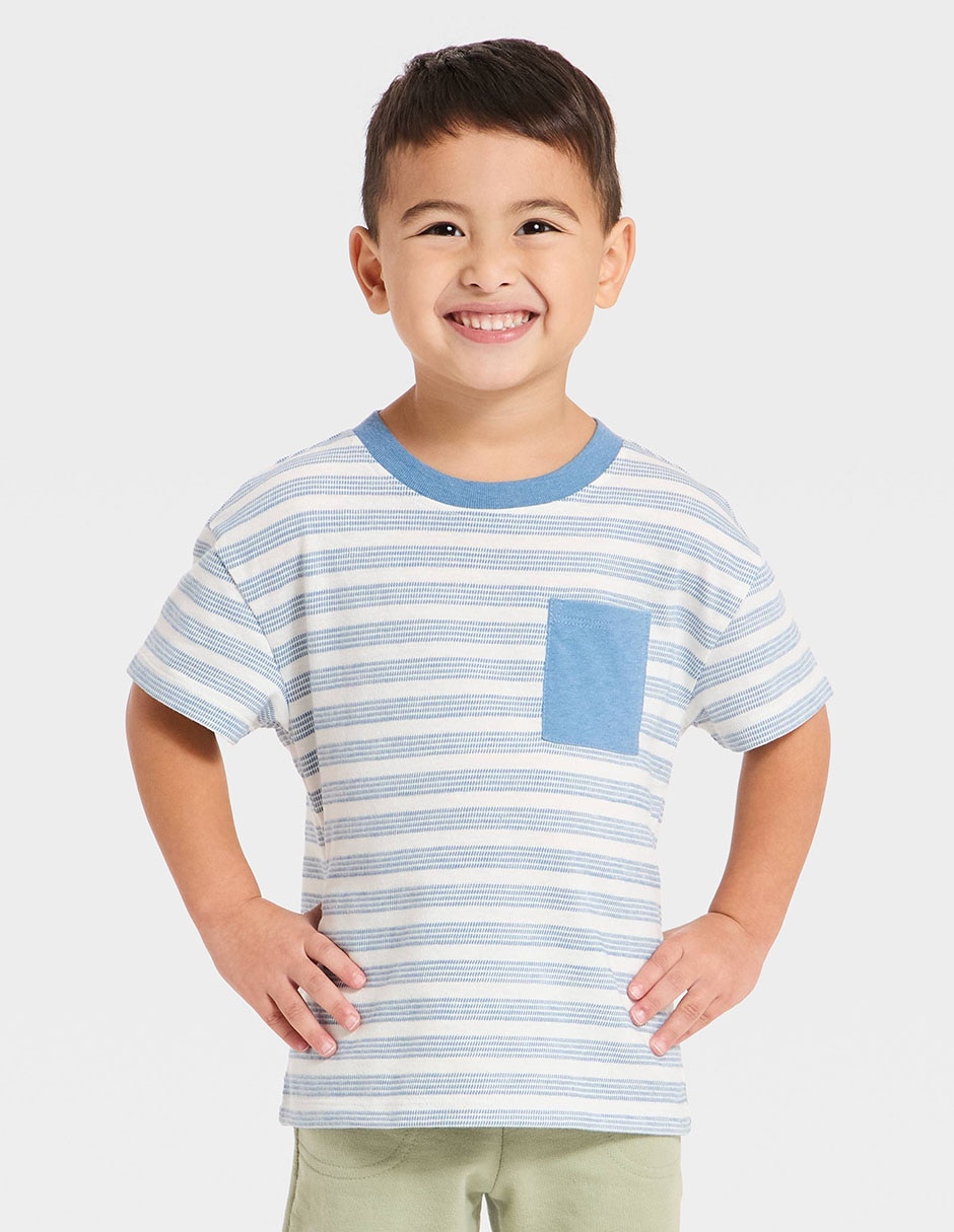 Playera manga corta para bebé niño Playera manga corta para bebé niño