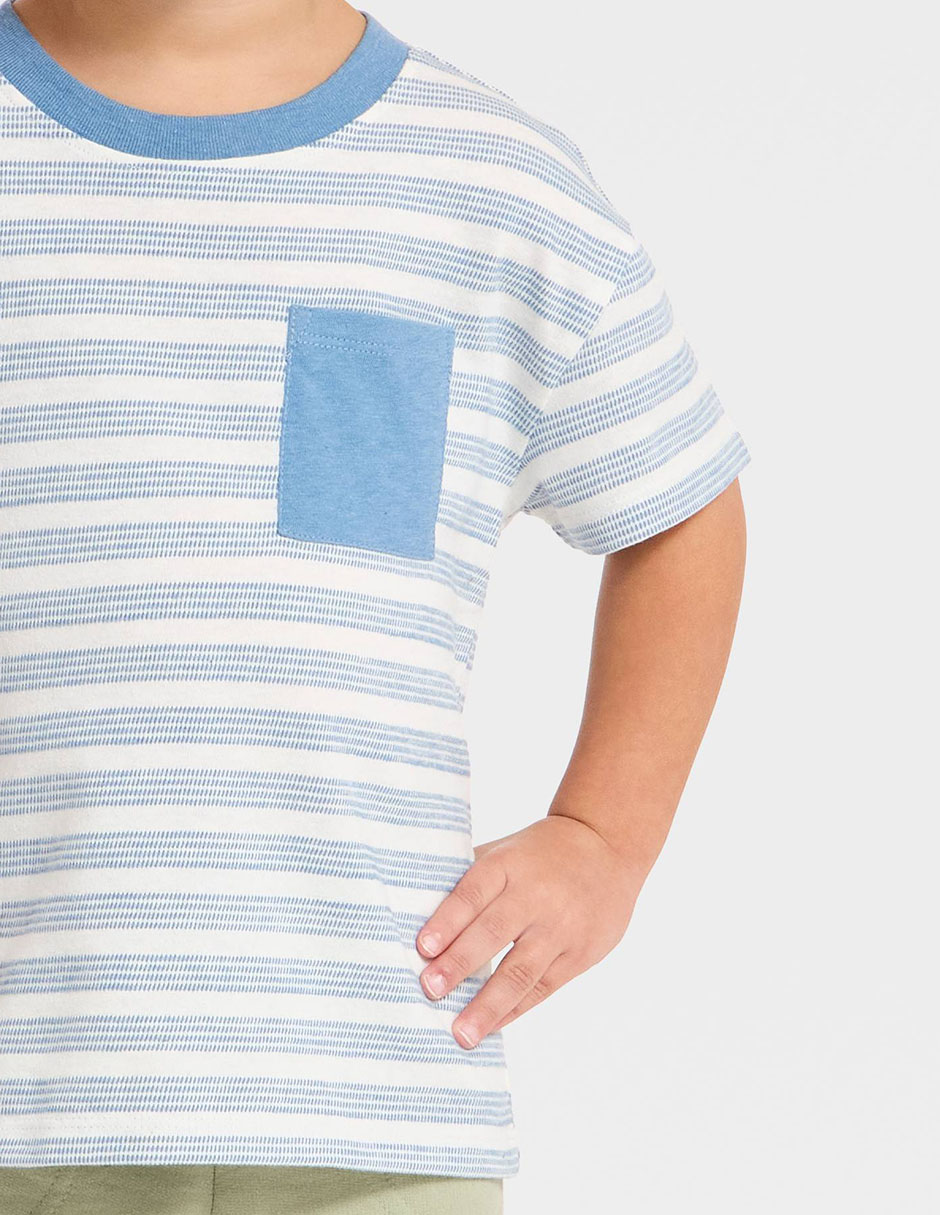 Playera manga corta para bebé niño 4