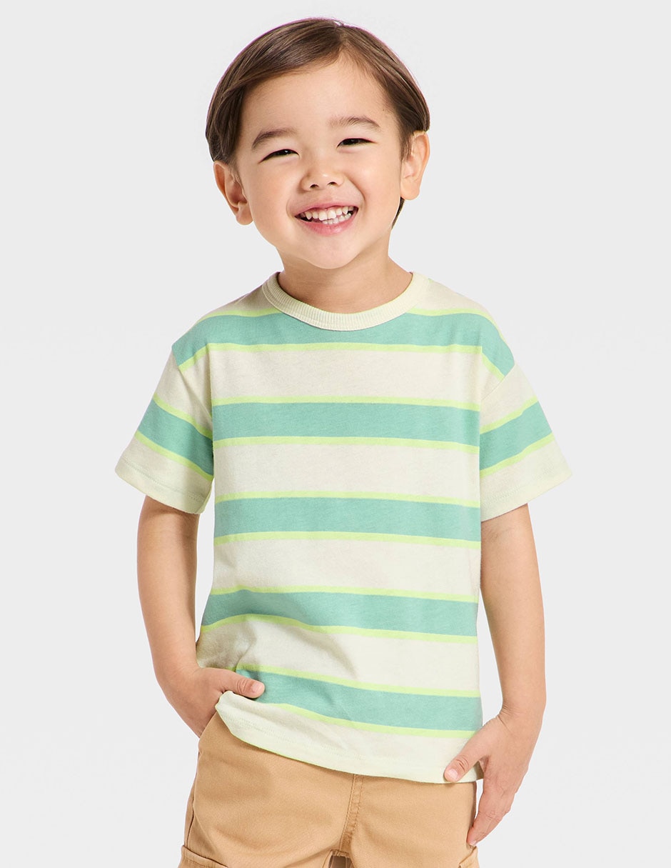 Playera manga corta para bebé niño Playera manga corta para bebé niño