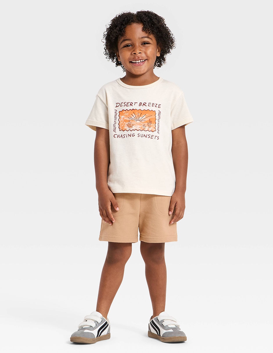 Playera manga corta para bebé niño 3