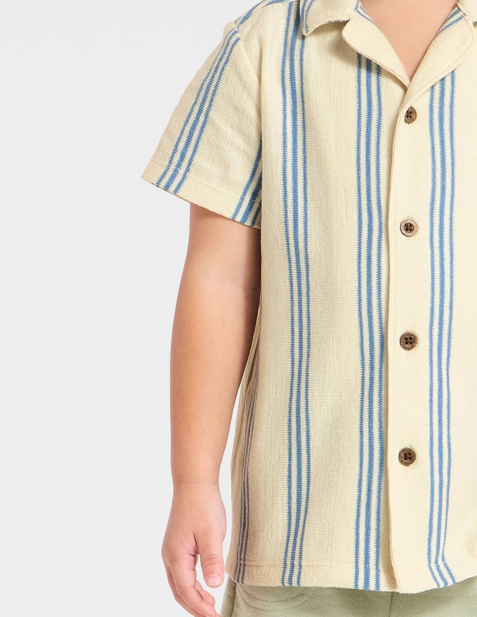 Camisa casual Cat & Jack de algodón manga corta para niño 2