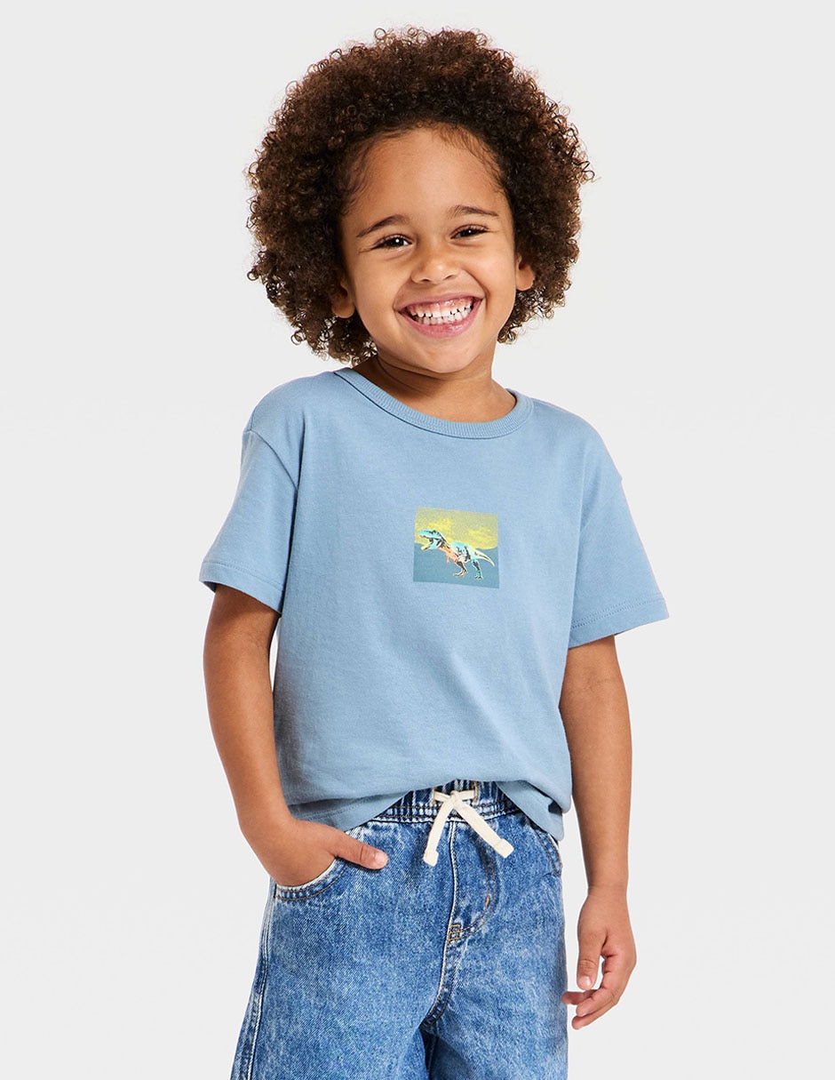 Playera manga corta para bebé niño Playera manga corta para bebé niño