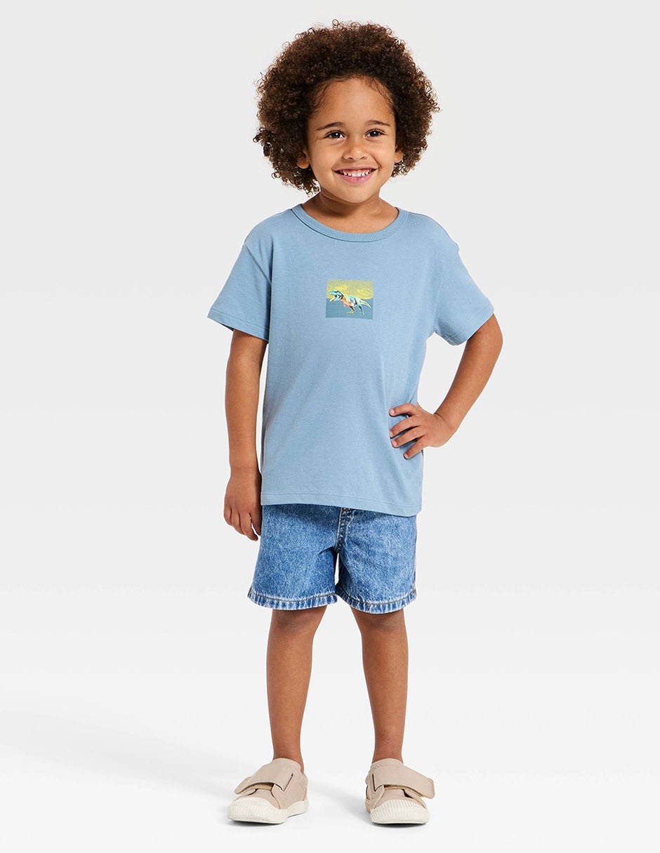 Playera manga corta para bebé niño 3