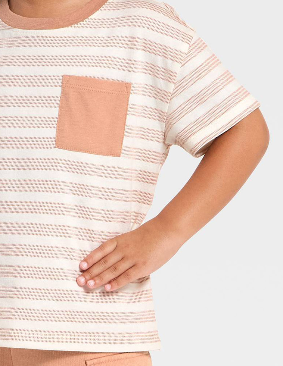 Playera manga corta para bebé niño 3