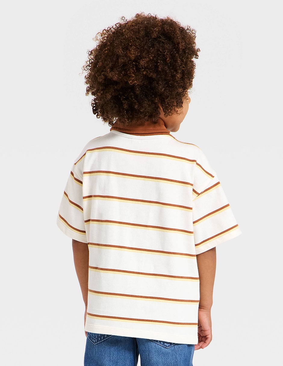 Playera tipo polo Cat & Jack de algodón para niño