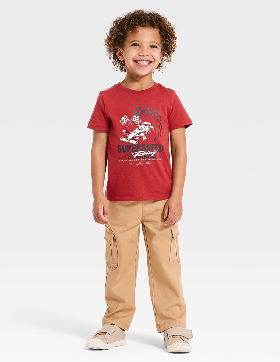 Playera manga corta para bebé niño 3