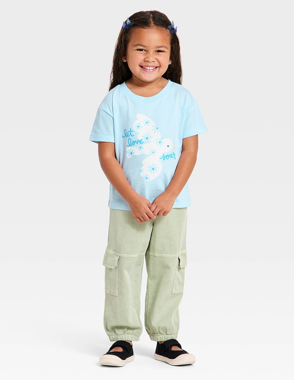 Playera manga corta para bebé niña 3