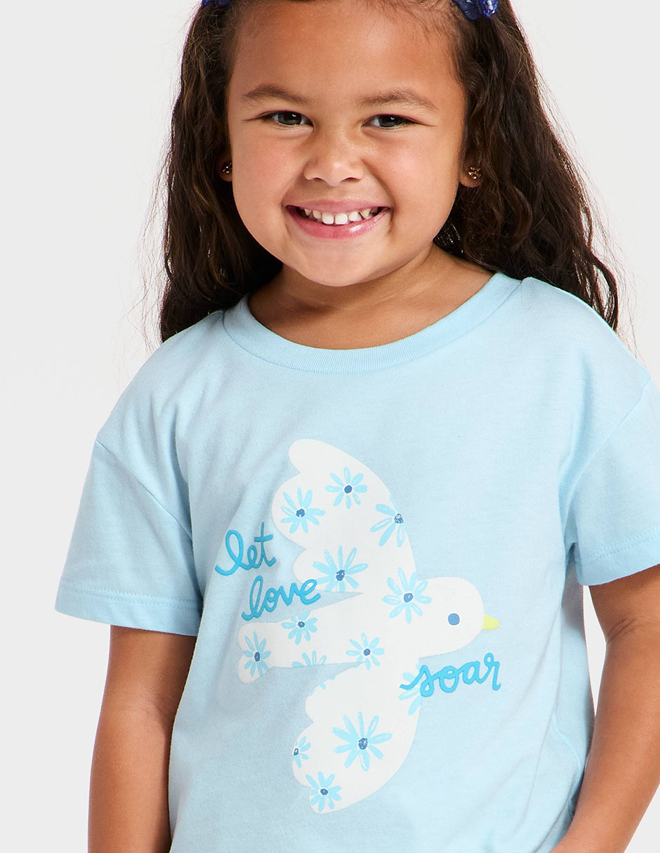 Playera manga corta para bebé niña 4