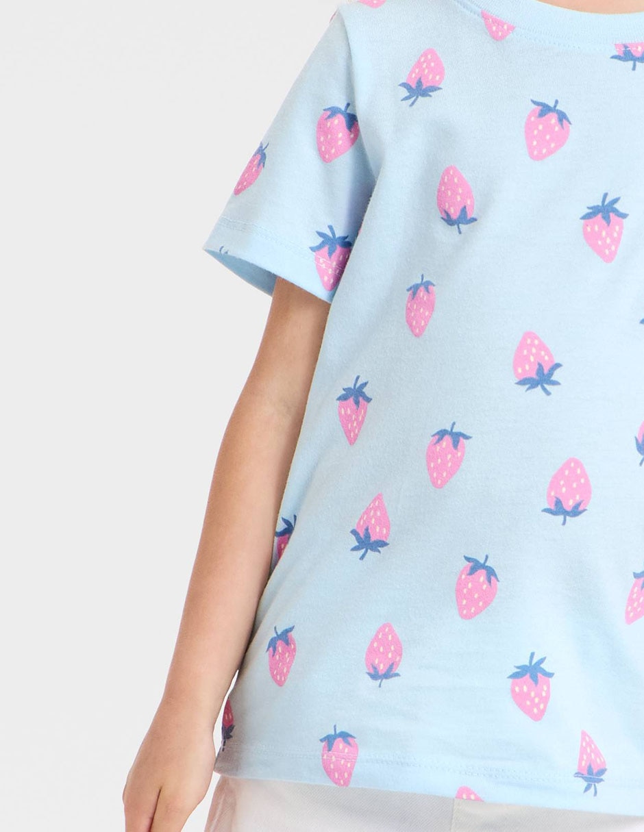 Playera manga corta para bebé niña 4